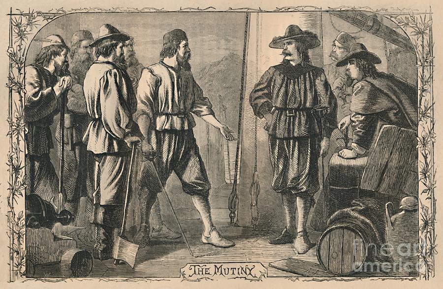 The Mutiny Drawing by Print Collector