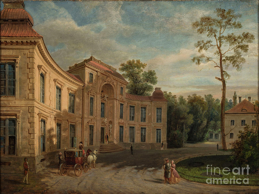 The Myslewicki Palace In Warsaw Drawing by Heritage Images