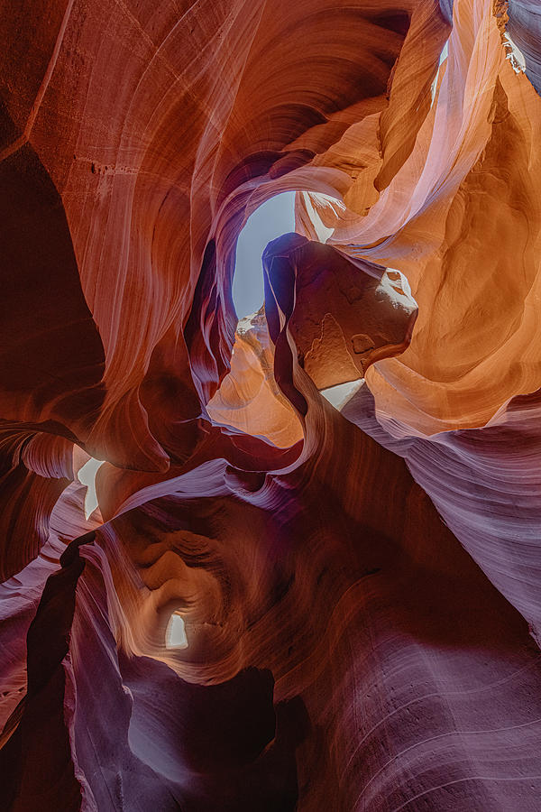 Antelope Canyon Photograph - The Mystery Canyon by Chuanxu Ren