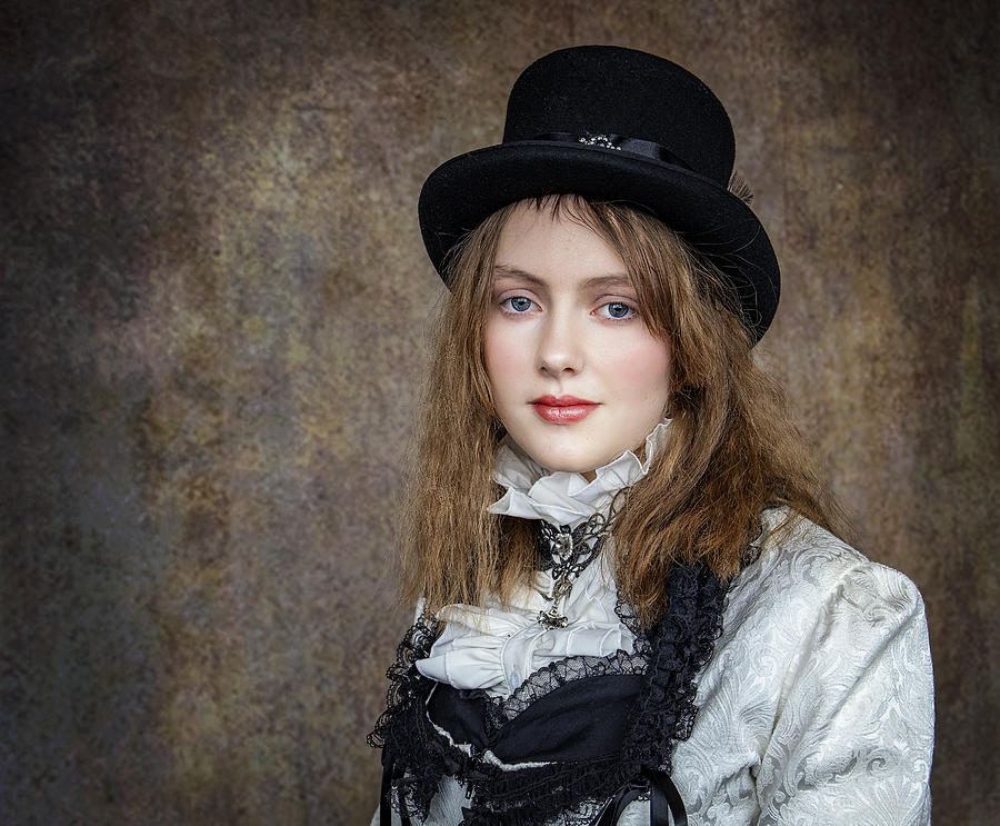 Portrait Photograph - The Mystery Girl by Daniel Springgay
