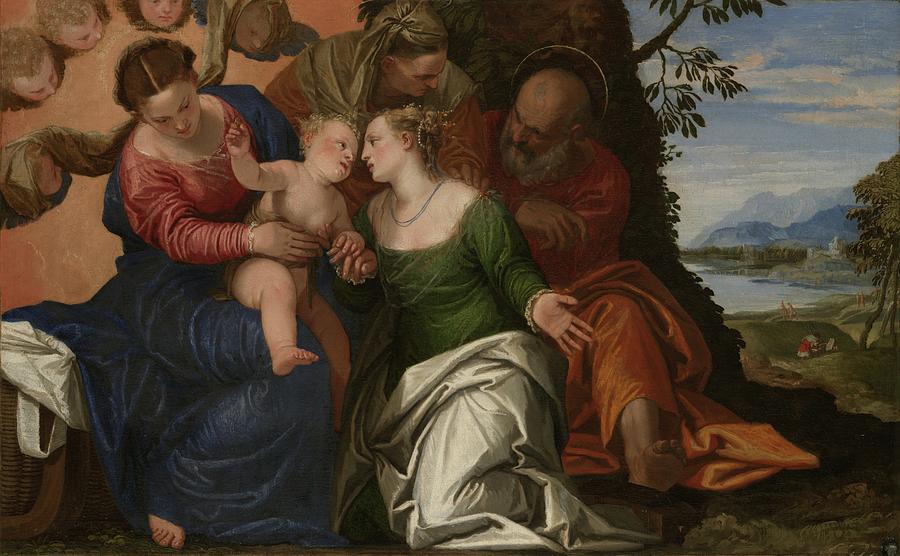 The Mystic Marriage Of Saint Catherine Of Alexandria Painting By Paolo 