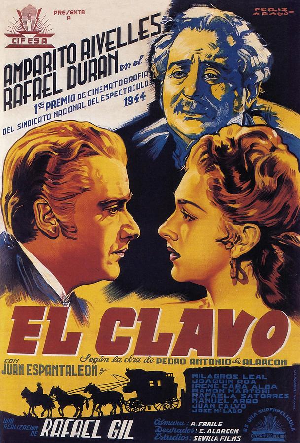 THE NAIL -1944- -Original title EL CLAVO-. Photograph by Album