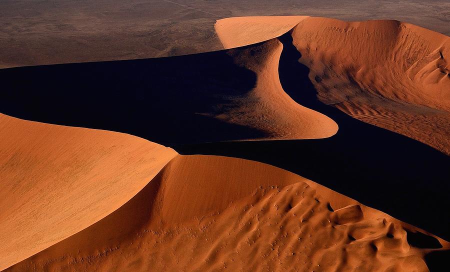 Sunset Photograph - The Namib Desert By Sunset by Christian.rumpfhuber