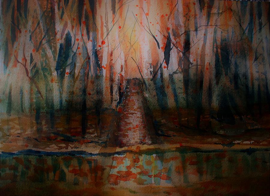 The Narrow Path Painting by Mindy Newman