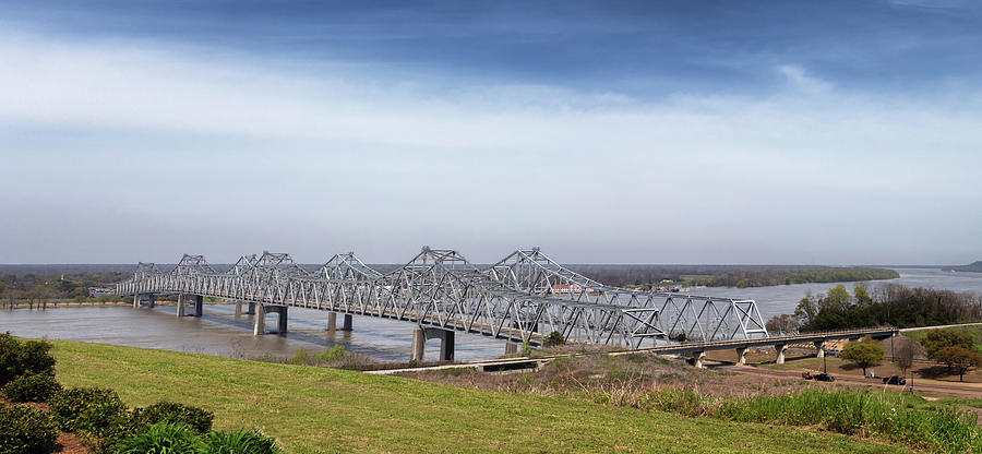 The Natchez Vidalia Bridge Photograph by Susan Rissi Tregoning