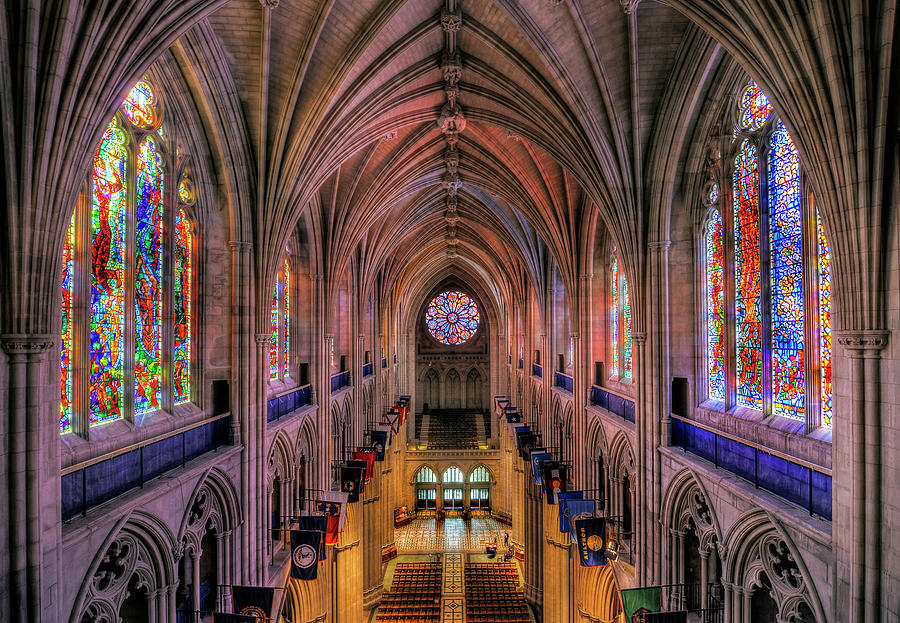 The National Cathedral Holds A Press Photograph by The Washington Post