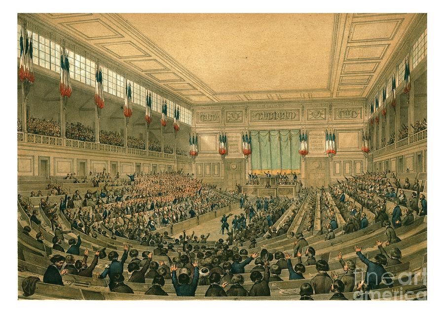 The National Constituent Assembly Drawing by Print Collector