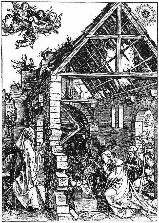 The Nativity, C1503 1964 Drawing by Print Collector