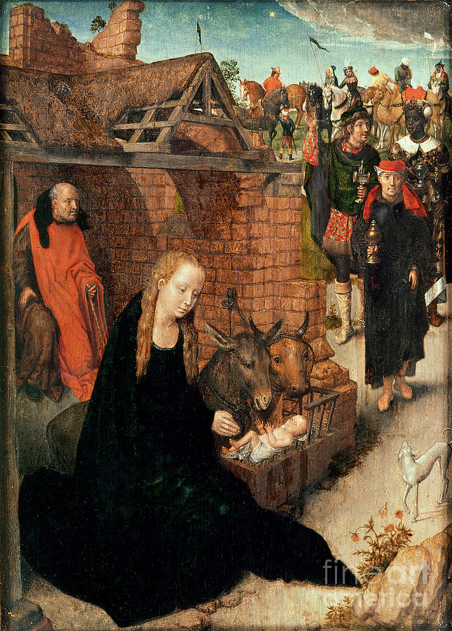 The Nativity Painting by Hans Memling