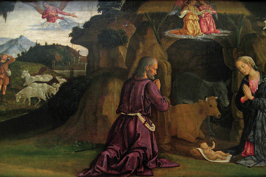 The Nativity, predella panel, 1480s Painting by Antoniazzo Romano ...