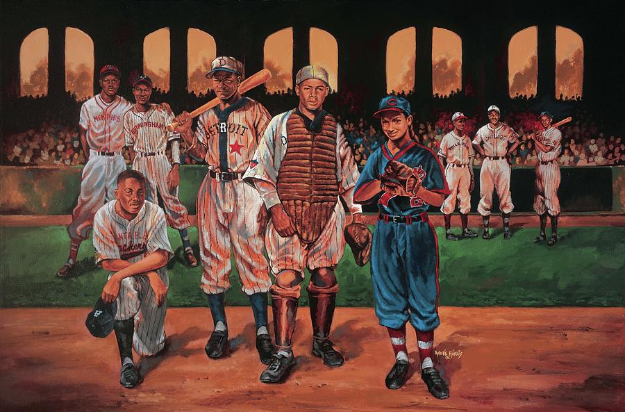 The Negro League Legends Painting by Andre Harris - Fine Art America