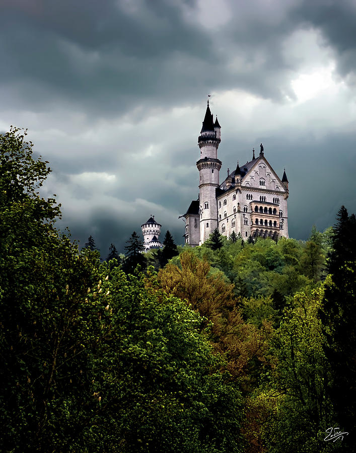 The Neuschwanstein Castle  Photograph by Endre Balogh