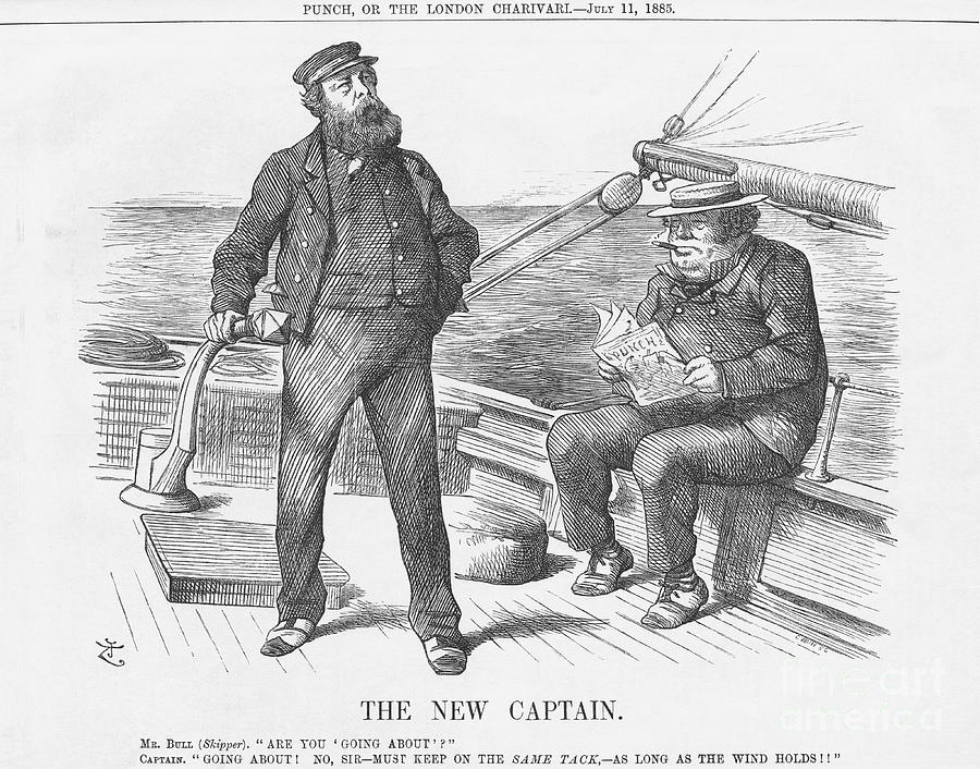 The New Captain, 1885. Artist Joseph Drawing by Print Collector