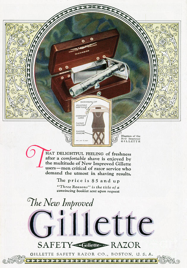 The New Improved Gillette Safety Razor Photograph by Bettmann
