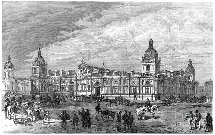 The New Metropolitan Poultry Market Drawing by Print Collector