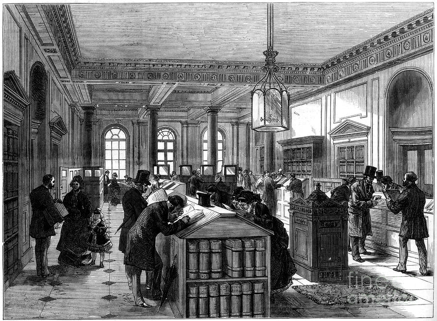 The New Registry Of Wills Office Drawing by Print Collector