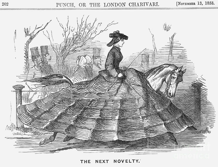 The Next Novelty, 1858 Drawing by Print Collector