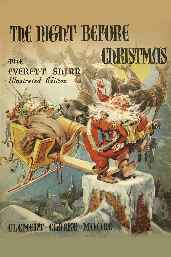 The Night Before Christmas Painting by Everett Shinn
