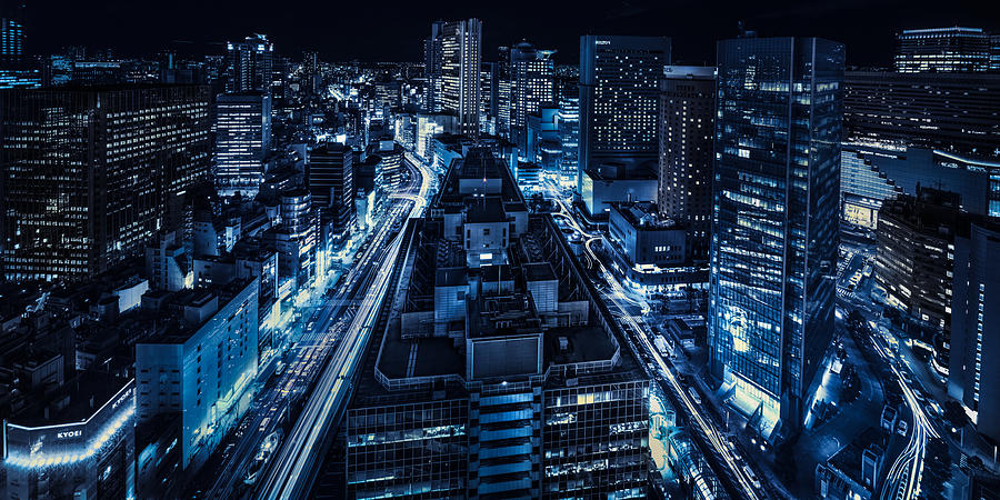 The Night In Blue Photograph by Yoshihiko Wada - Fine Art America