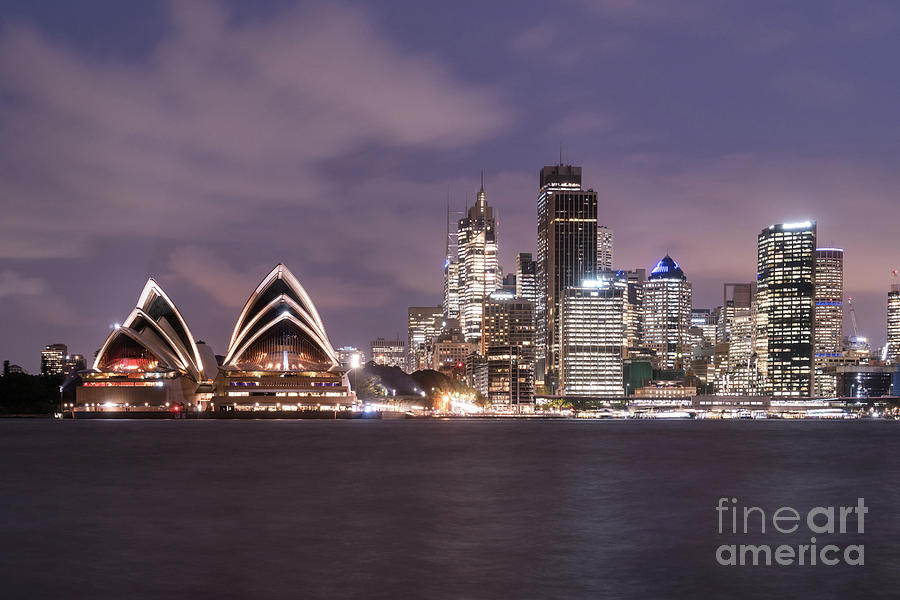the night of Sydney Photograph by Didier Marti