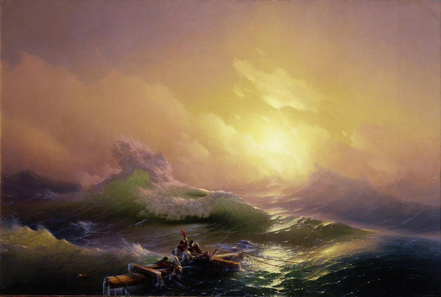 The Nineth Wave  Painting by Ivan Aivazovsky