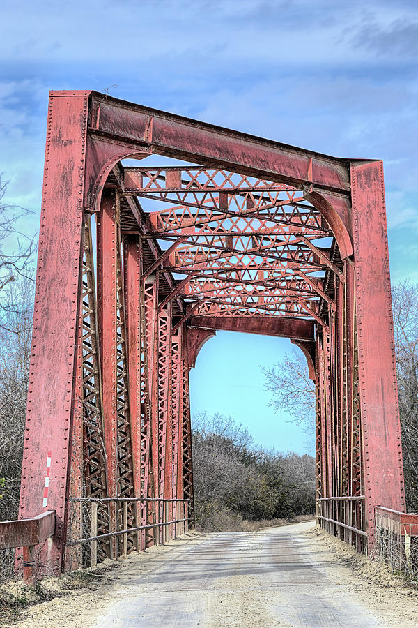 The North Bosque River Bridge Hico Texas Photograph by JC Findley