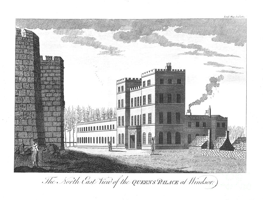 The North East View Of The Queens Drawing by Print Collector
