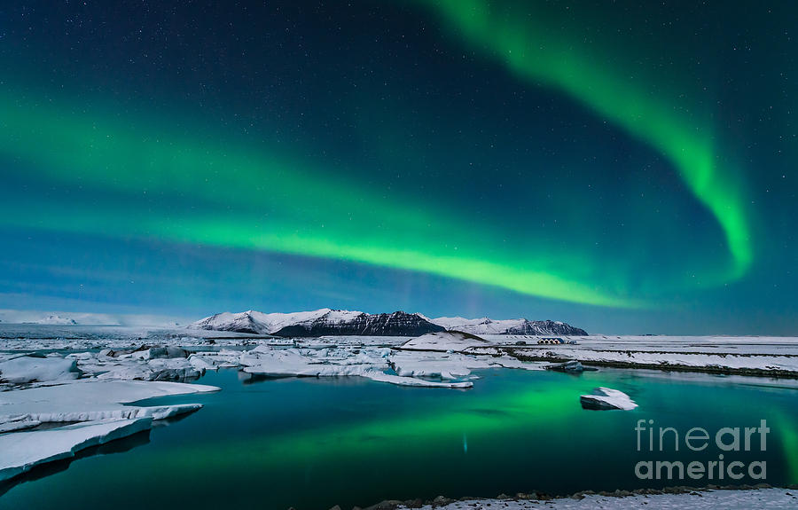 Tide Photograph - The Northern Lights Dance by John A Davis Tide Photograph - The Northern Lights Dance by John A Davis