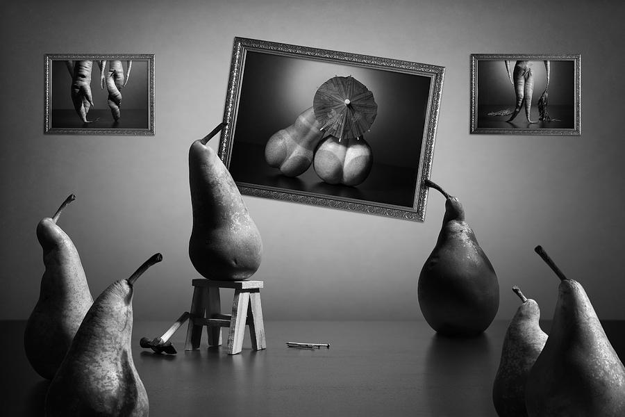 Fantasy Photograph - The Nude Exhibition. The Backstage by Victoria Ivanova