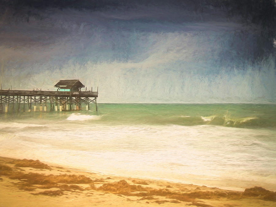 The Ocean Pier Digital Art by Pheasant Run Gallery
