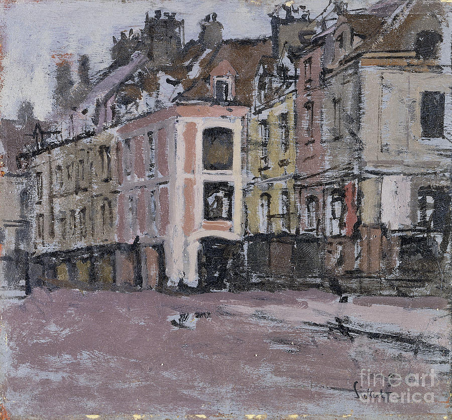 Walter Richard Sickert Painting - The Old Arcades, Dieppe; Les Vieux Arcades, Dieppe, C.1898-1900 by Walter Richard Sickert