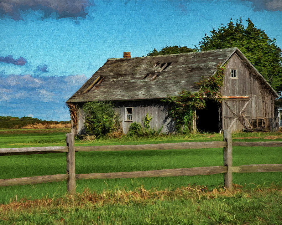 The Old Barn 4454 Photograph by Cathy Kovarik