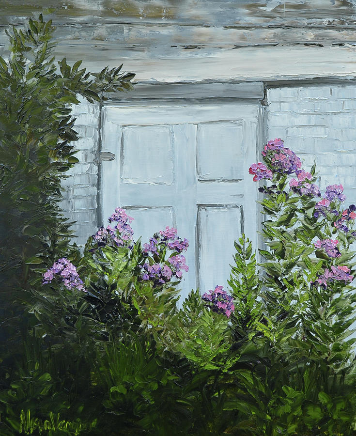 The Old Barn Door Painting By Alison Vernon