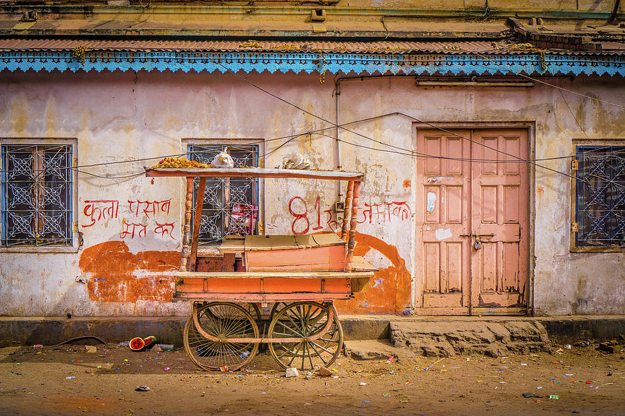 The Old Cart Jaipur by Gary Gillette The Old Cart Jaipur by Gary Gillette