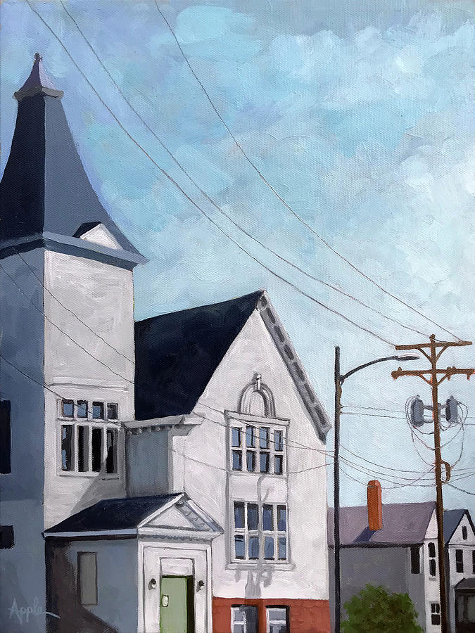 The Old Church Painting by Linda Apple