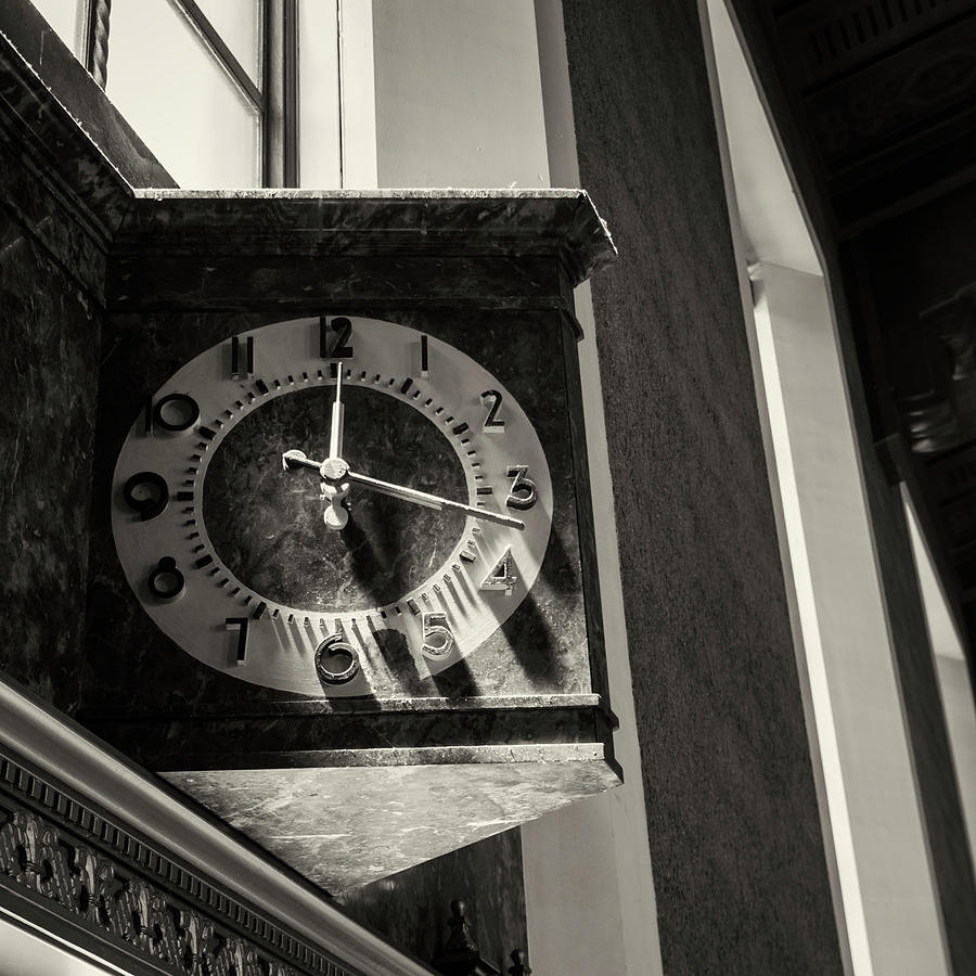 Wall Clock Photograph - The Old Clock Goes Tick Tock by Nazeem Sheik Wall Clock Photograph - The Old Clock Goes Tick Tock by Nazeem Sheik