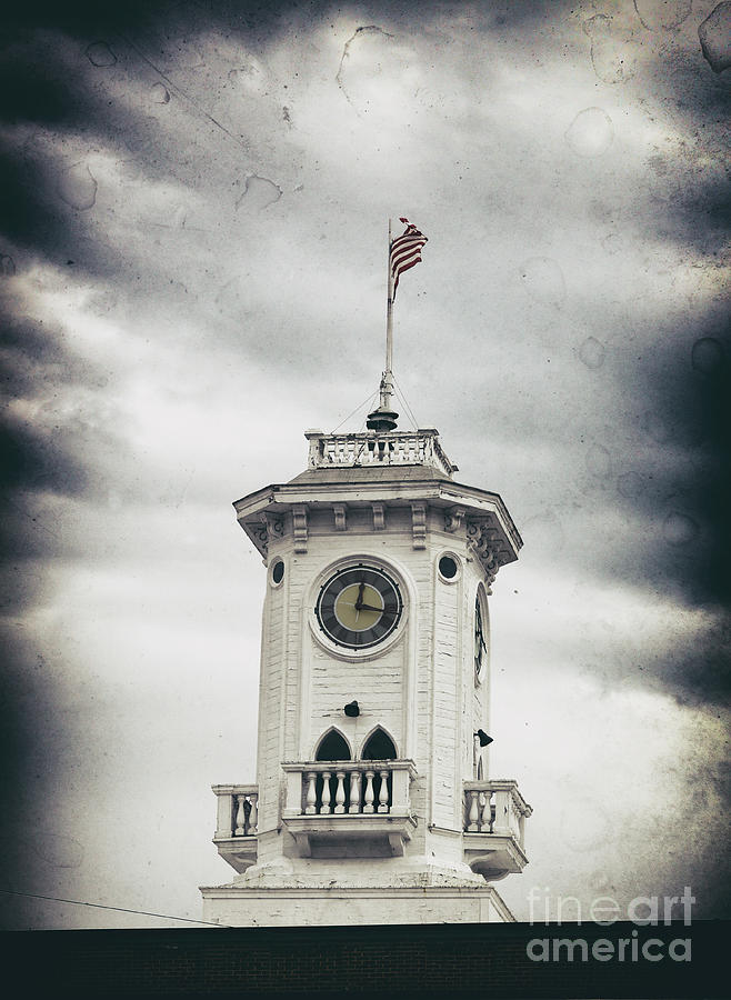 Greencastle Photograph - The Old Clocktower by Steven Digman Greencastle Photograph - The Old Clocktower by Steven Digman