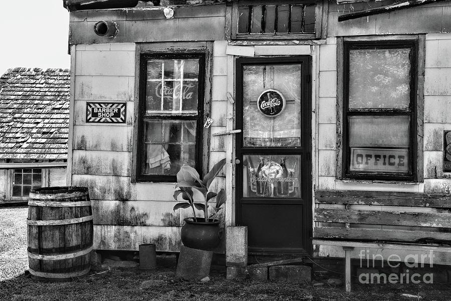 Vintage Photograph - The Old Country Store black and white by Paul Ward