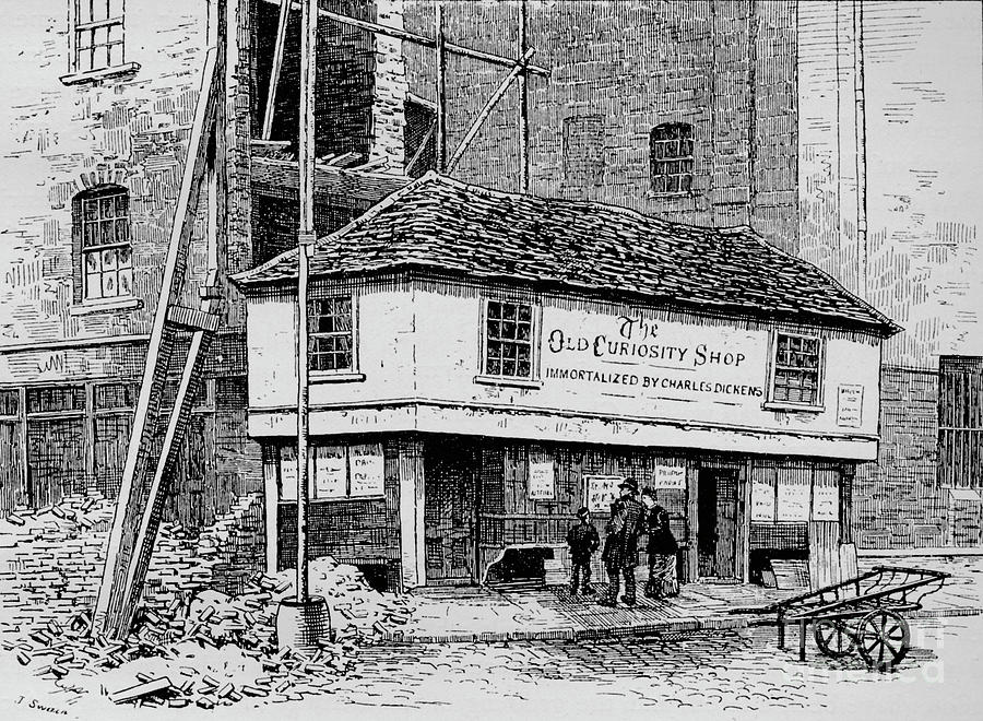 The Old Curiosity Shop Near Lincolns Drawing by Print Collector
