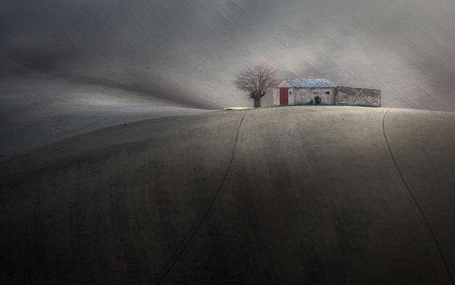 Landscape Photograph - The Old Farm by Sergio Barboni