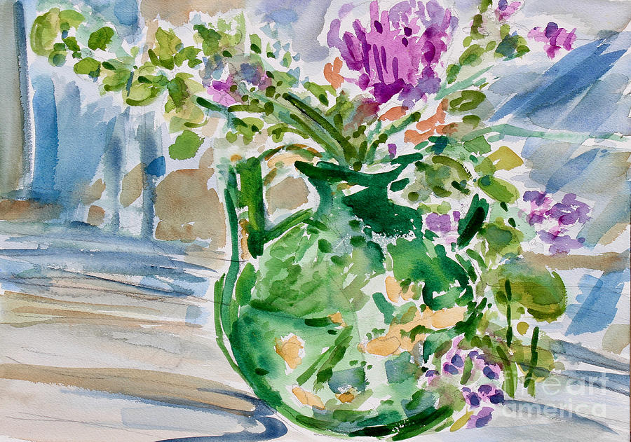 The Old Green Vase Painting by Richard Fox