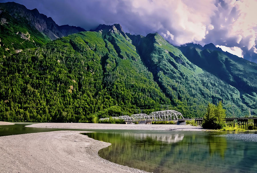 The Old Knik River Bridge Photograph By Bob Lynn 