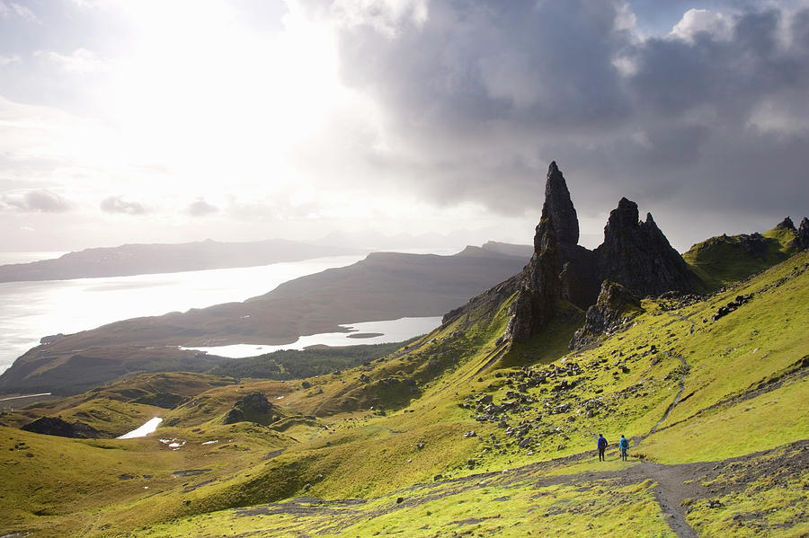 The Old Man Of Storr Towering Above Photograph by David C Tomlinson