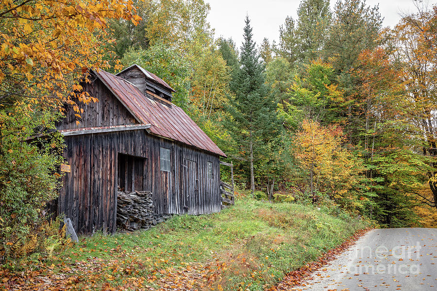 The Old Maple Sugar Shack Vermont Photograph by Edward Fielding