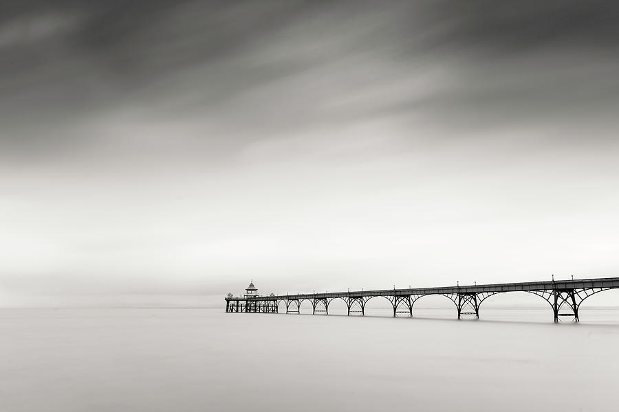 The old Pier Photograph by Dominique Dubied