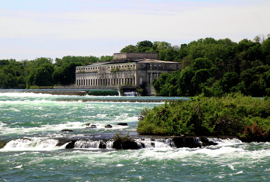 The Old Power Plant by the Top of Niagara Falls Photograph by Doc Braham