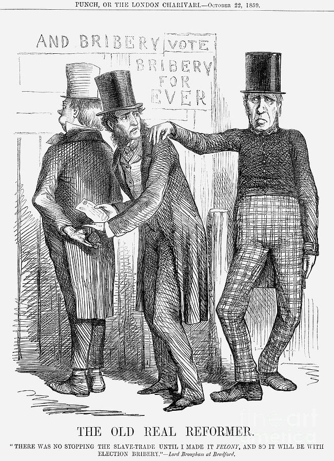 The Old Real Reformer, 1859 Drawing by Print Collector