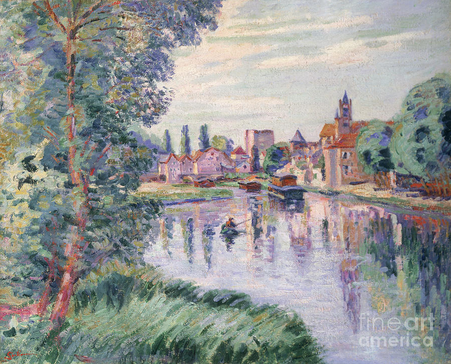 The Old Samois, C.1900 Painting By Jean Baptiste Armand Guillaumin 