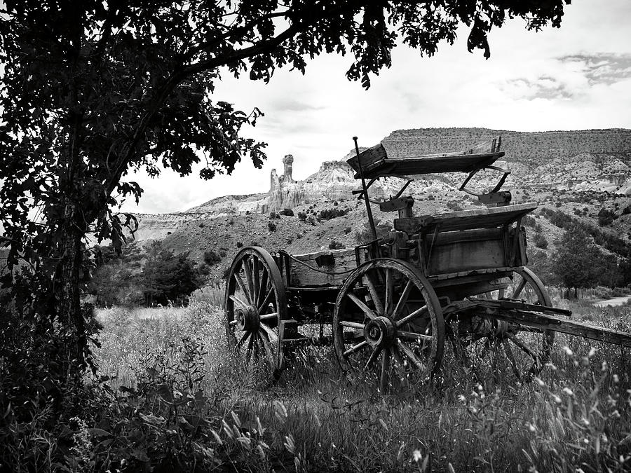 Black And White Photograph - The Old Southwest by Debra Van Swearingen