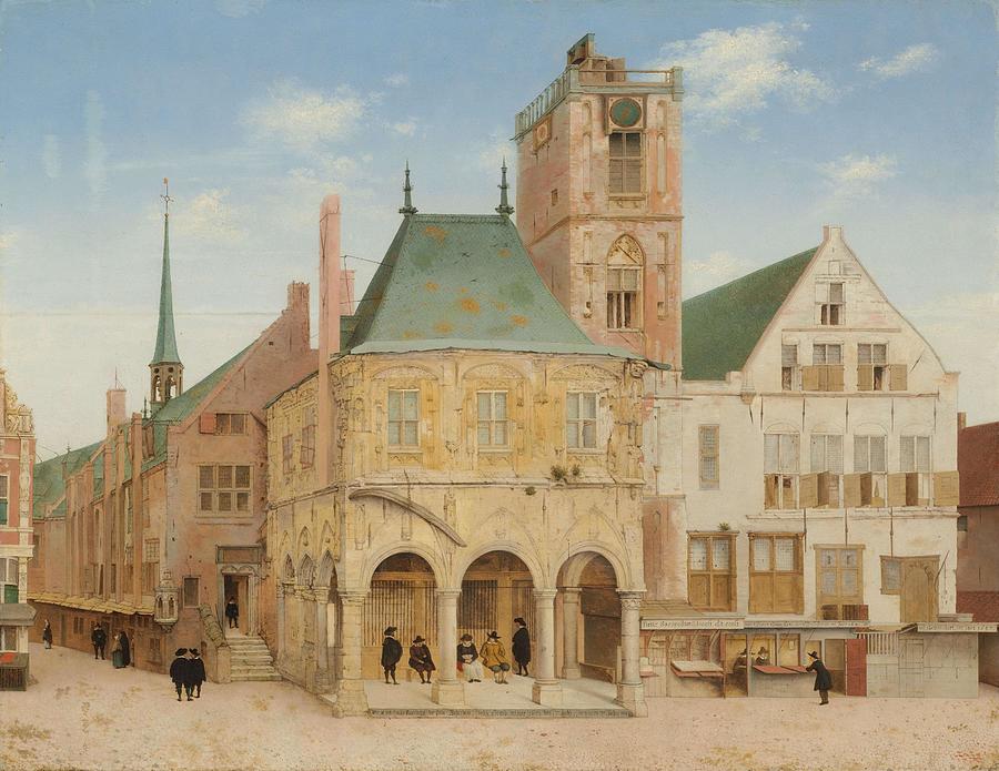 The Old Town Hall of Amsterdam. Painting by Pieter Jansz Saenredam